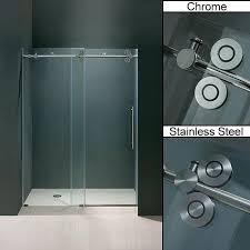 frameless sliding glass shower door