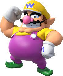 Nintendo purple overalls character
