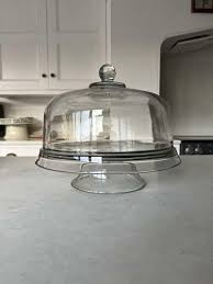 Large Quality Glass Cake Display Dome