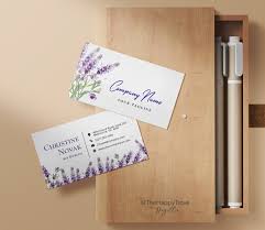 Lavender Themed Business Cards Editable Digital Instant - Etsy