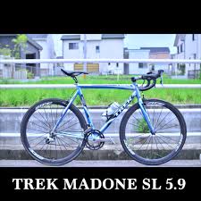 The smell of raw steel has a unique tone. 2006 Trek Madone Sl 5 9 It S My Bike Trek Madone Racing Bikes Trek
