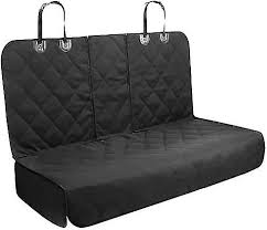 Black Car Back Seat Protector Cover