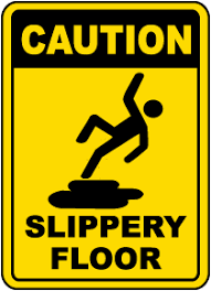 caution slippery floor sign save 10