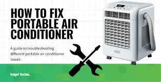 how to fix a portable air conditioner