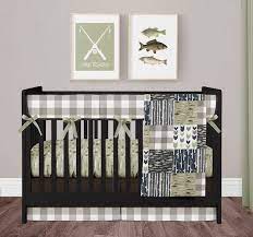 fishing nursery baby boy crib bedding