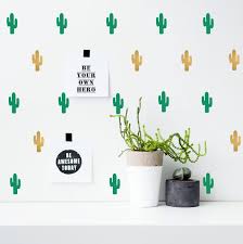 Pöm Le Bonhomme Wall Stickers Cactus