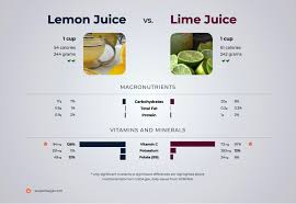 lime juice vs lemon juice