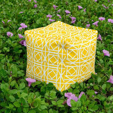 Waterproof Outdoor Pouf Ottoman Cover