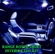 Aside from the interior, the range rover sport exterior delivers a vast assortment of color options to ensure you get the ride that matches your personality and style, from the 2019 land rover range rover sport colors enhance the style and experience of driving a luxury suv through rockville centre. Range Rover Sport L320 2005 2013 Blue Full Led Light Bulbs Interior Kit Ebay