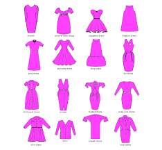 Types Of Dresses Chart Google Search Types Of Fashion