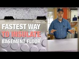 How To Insulate A Basement Floor Fast
