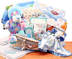 luxury baby gift basket high end new
