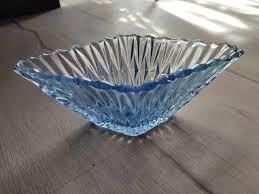 Vintage Candy Bowl In Blue Glass 1950s