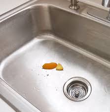 how to clean your snless steel sink