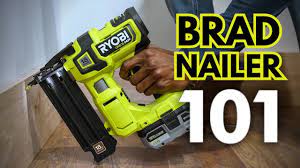 how to use a brad nailer ryobi tools