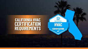 california hvac license certification