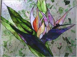 Stained Glass Bird Of Paradise