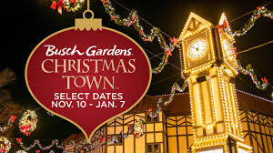 busch gardens christmas town