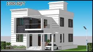 1300 sqft 5bhk 3d house plan 32x41