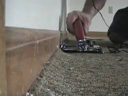 how to use a carpet trimmer you