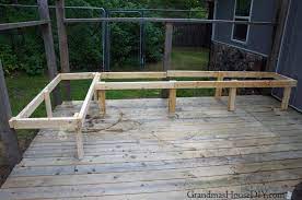 Outdoor Bench For Our Deck Diy Wood