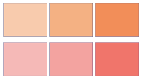 how to make peach colors