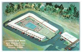 country club motel ca 1960s postcard