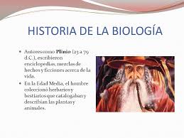 Resultado de imagen para historia de la biología