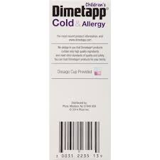 Childrens Dimetapp Cold Allergy Grape Flavor 4 0 Fl Oz