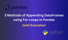 appending dataframes in pandas