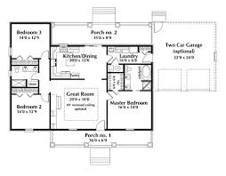 House Plan 64573 One Story Style With