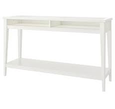 Ikea Console Table Glass Top White