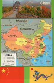 map of china flag great wall dragon