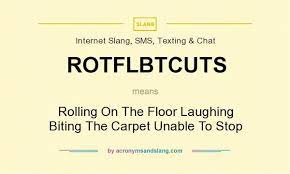 floor laughing biting the carpet unable