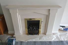 Gas Fire With A Woodburner