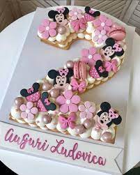 Minnie Mouse Cupcake Cake Number 2 gambar png