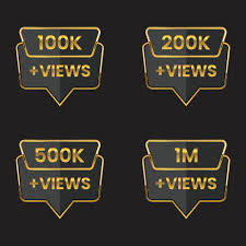 golden color 100k to 500k views