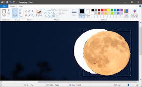 make background transpa in ms paint