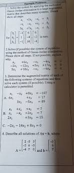 example problems 1 solve the system by