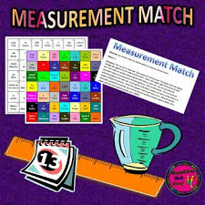 Staar Measurement Match Activity