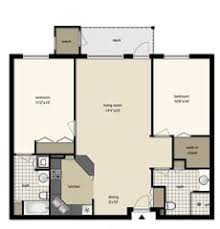 senior apartment floor plans trail