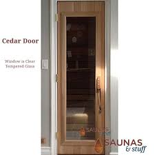 Standard Cedar Sauna Room Door Saunas
