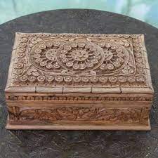 handmade fl wood jewelry box from