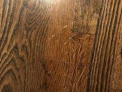finished hardwood floors scratching