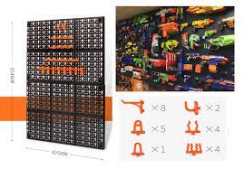 Used various hooks, wood screws, and nails to mount the guns. Nerf Gun Rifle Weapons Wall Mount Amoury Rack Brand New Hobbies Toys Toys Games On Carousell