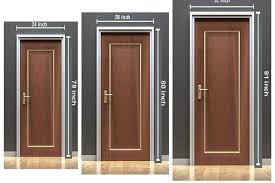 what is the size of a standard door