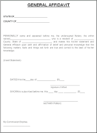 Notary Signature Line Sample Fresh Block Document Format Affidavit