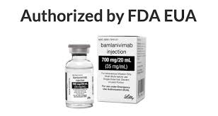 Food and drug administration (fda) for the investigational monoclonal antibody treatment bamlanivimab. Bamlanivimab
