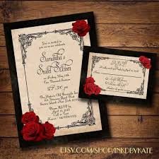 Simple Black And White Wedding Invitations Lovely Beautiful Red