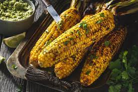 Grilled Corn Cob Stock Photo Image Of Roasted Yellow 16299680 gambar png